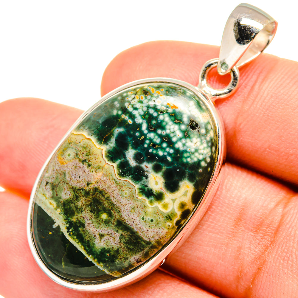 Ocean Jasper Pendants handcrafted by Ana Silver Co - PD8402