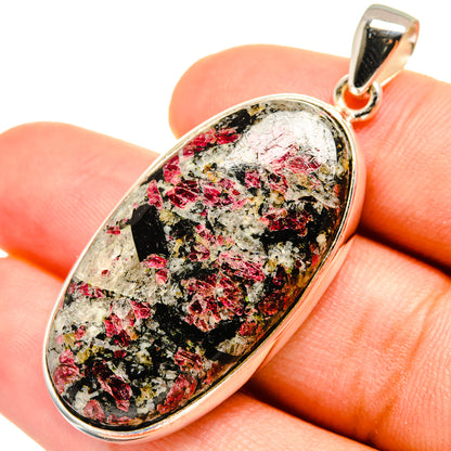 Russian Eudialyte Pendants handcrafted by Ana Silver Co - PD8412