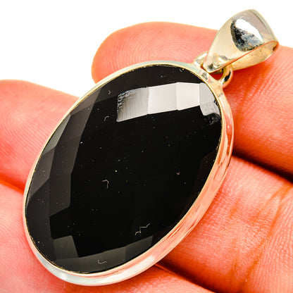 Black Onyx Pendants handcrafted by Ana Silver Co - PD8414
