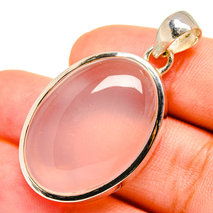 Rose Quartz Pendants handcrafted by Ana Silver Co - PD8416