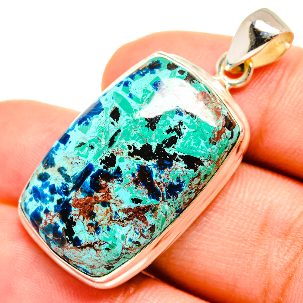 Shattuckite Pendants handcrafted by Ana Silver Co - PD8418