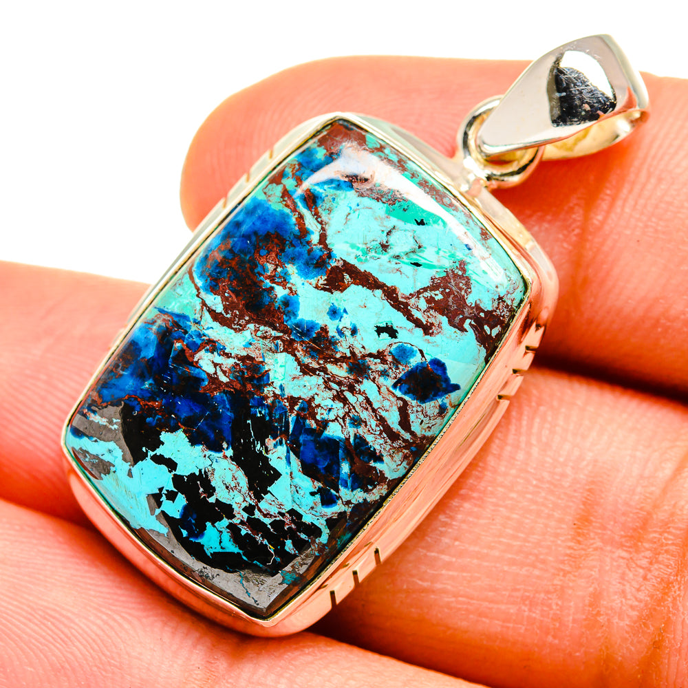 Shattuckite Pendants handcrafted by Ana Silver Co - PD8423
