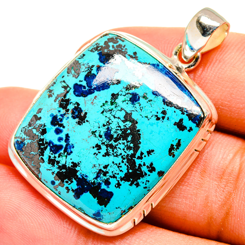 Shattuckite Pendants handcrafted by Ana Silver Co - PD8426