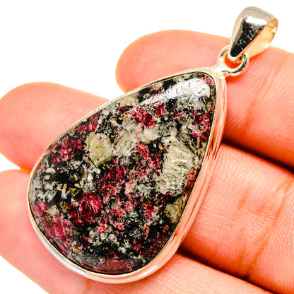 Russian Eudialyte Pendants handcrafted by Ana Silver Co - PD8437