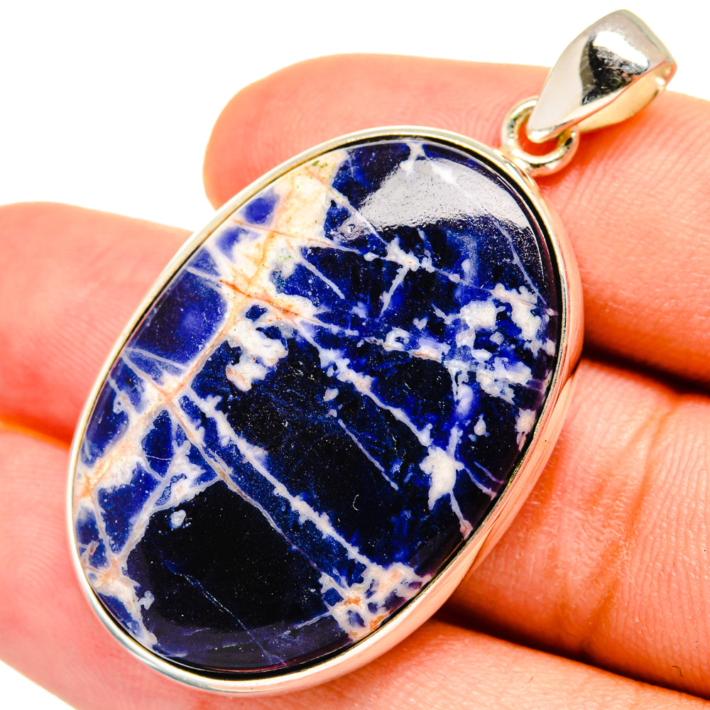 Sodalite Pendants handcrafted by Ana Silver Co - PD8443