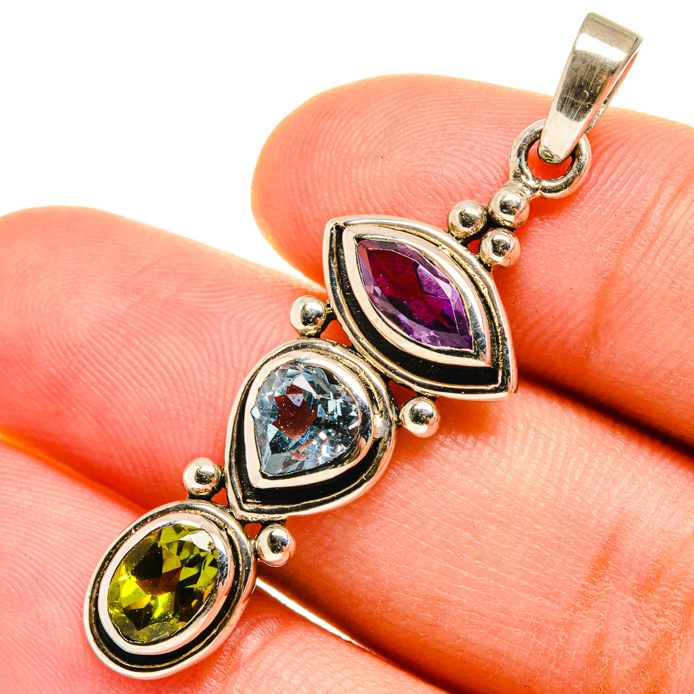 Amethyst Pendants handcrafted by Ana Silver Co - PD8445