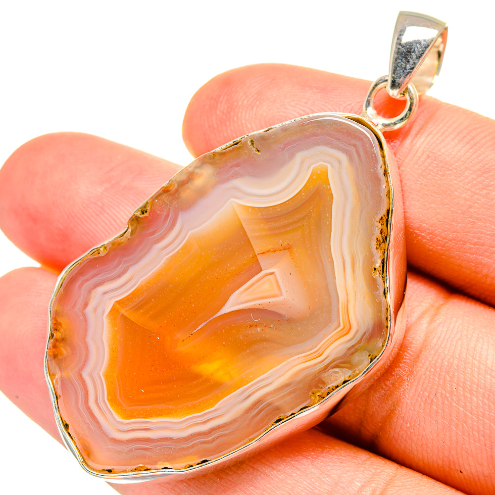 Geode Slice Pendants handcrafted by Ana Silver Co - PD8453