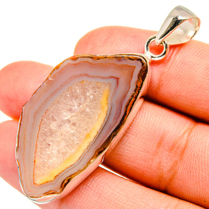 Geode Slice Pendants handcrafted by Ana Silver Co - PD8454