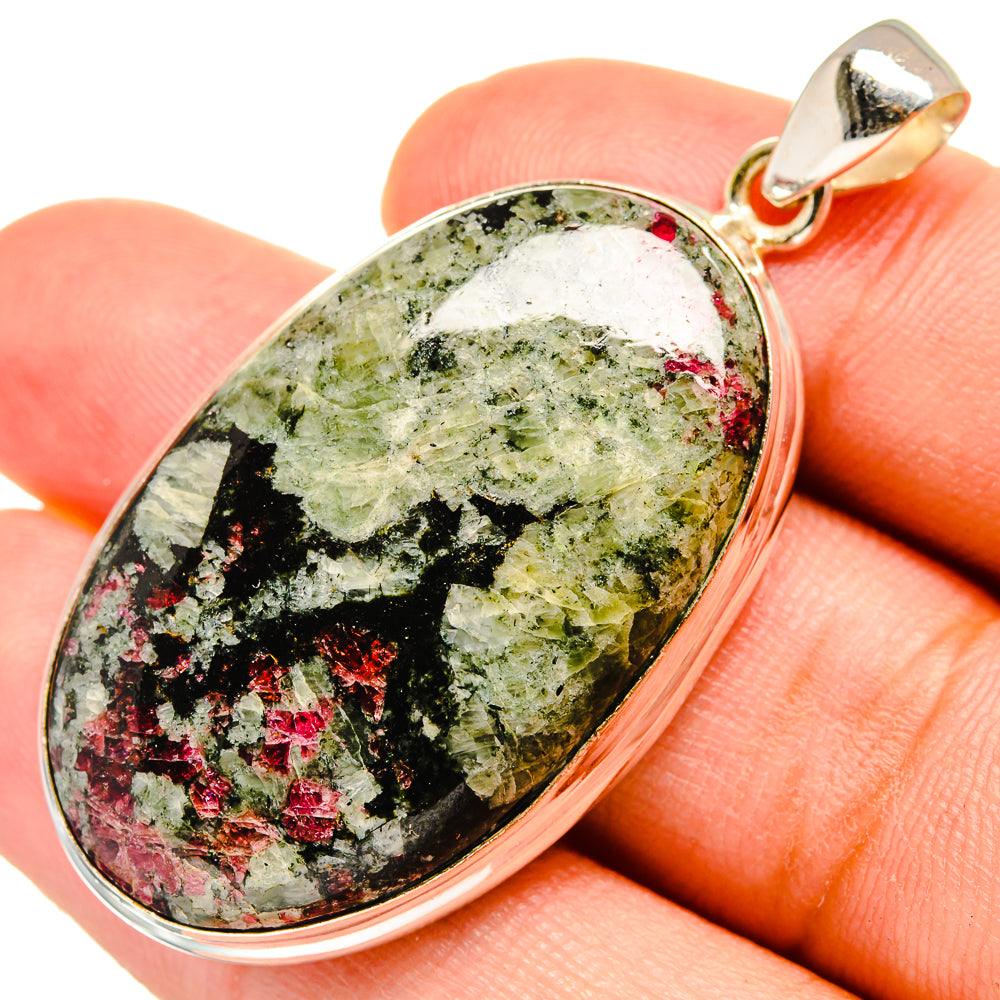 Russian Eudialyte Pendants handcrafted by Ana Silver Co - PD8460