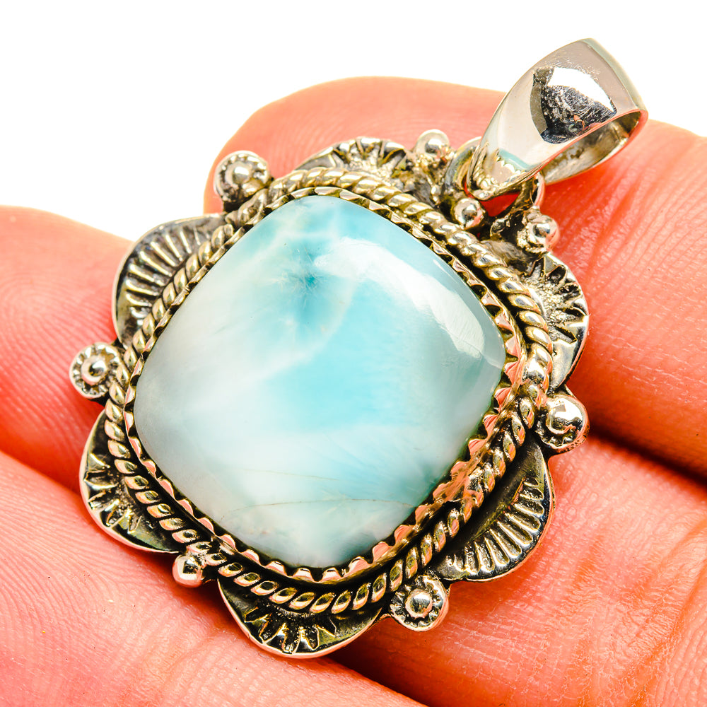 Larimar Pendants handcrafted by Ana Silver Co - PD8464