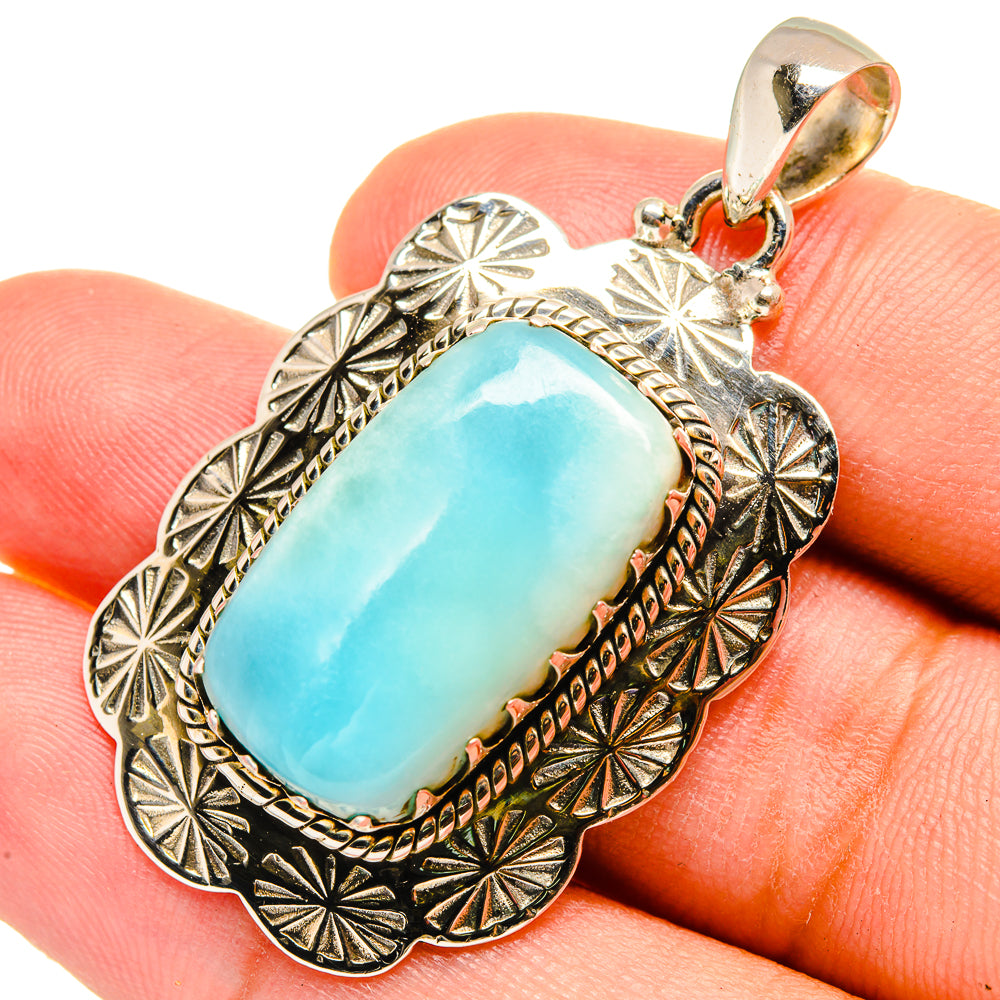 Larimar Pendants handcrafted by Ana Silver Co - PD8465