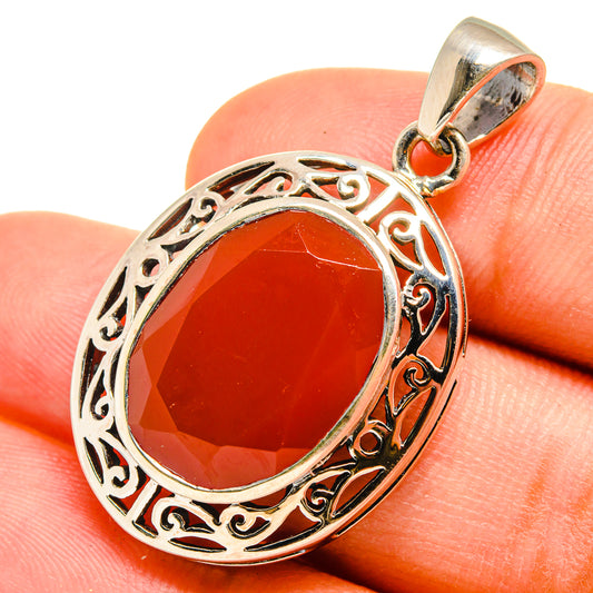 Red Onyx Pendants handcrafted by Ana Silver Co - PD8469