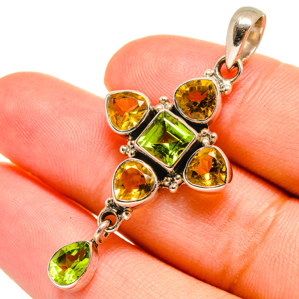 Peridot Pendants handcrafted by Ana Silver Co - PD8471