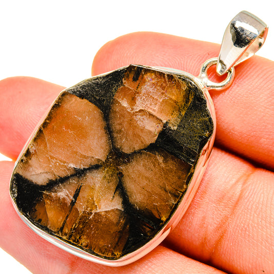 Chiastolite Pendants handcrafted by Ana Silver Co - PD8475