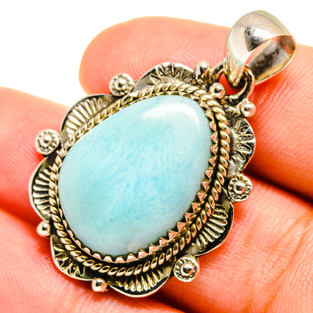 Larimar Pendants handcrafted by Ana Silver Co - PD8478