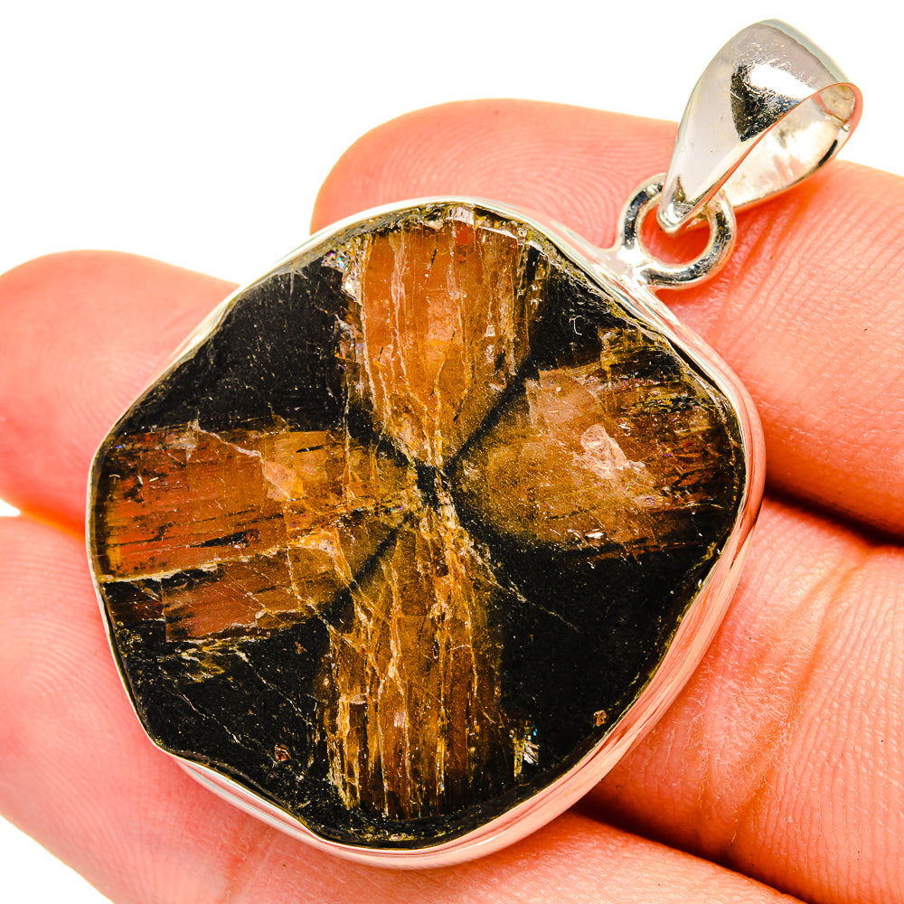 Chiastolite Pendants handcrafted by Ana Silver Co - PD8496