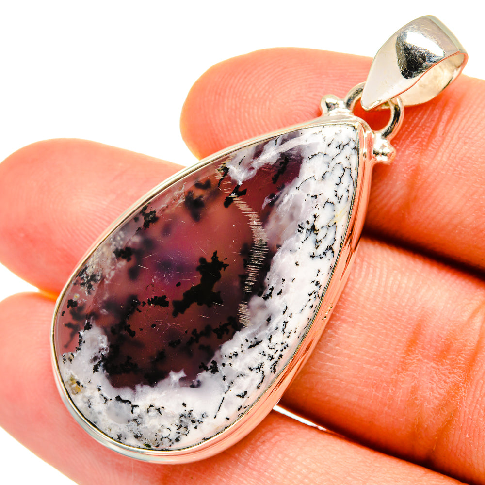 Dendritic Opal Pendants handcrafted by Ana Silver Co - PD8498