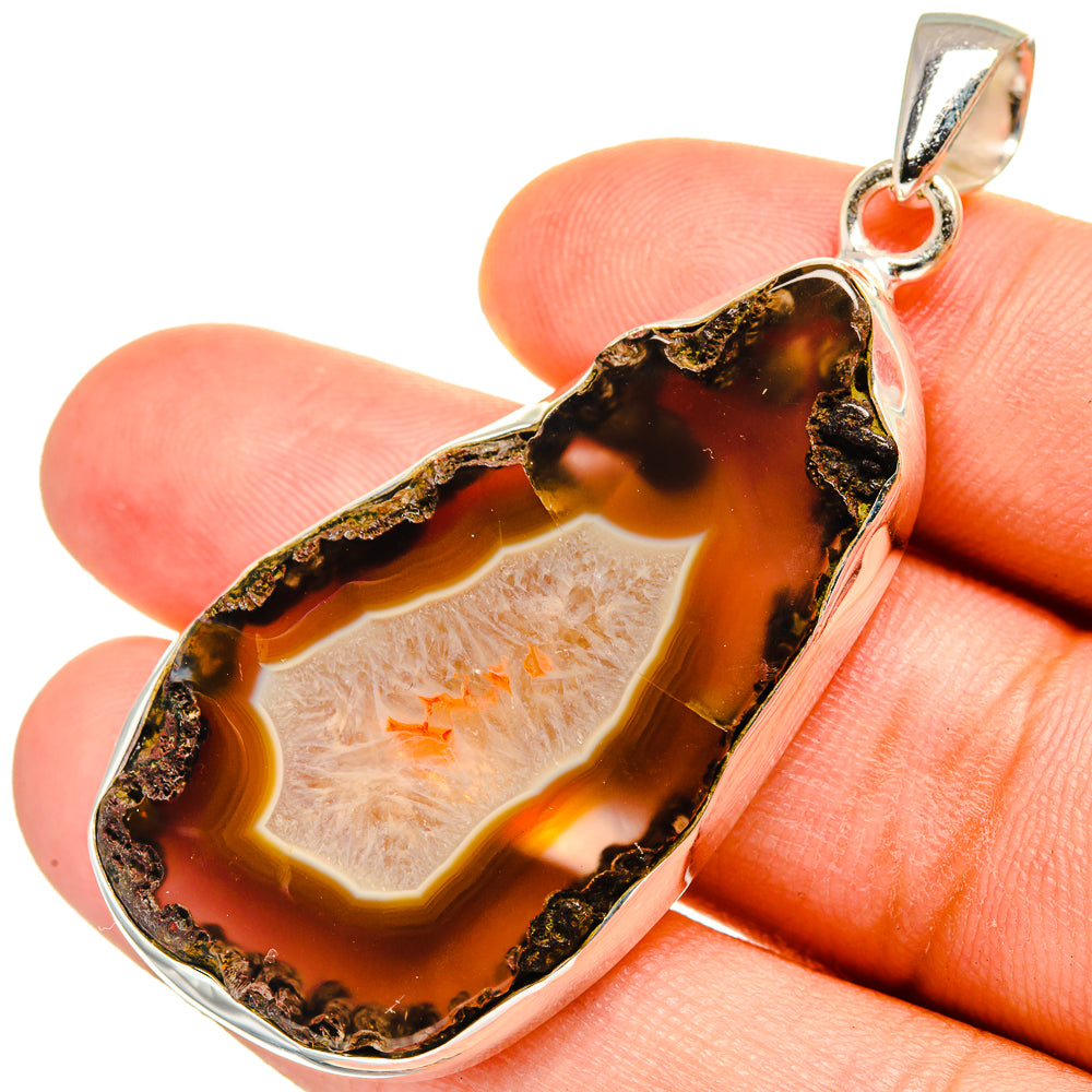 Geode Slice Pendants handcrafted by Ana Silver Co - PD8499