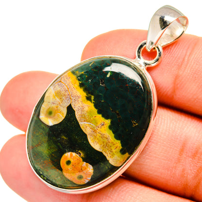 Ocean Jasper Pendants handcrafted by Ana Silver Co - PD8500