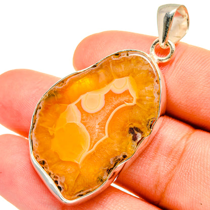 Geode Slice Pendants handcrafted by Ana Silver Co - PD8501