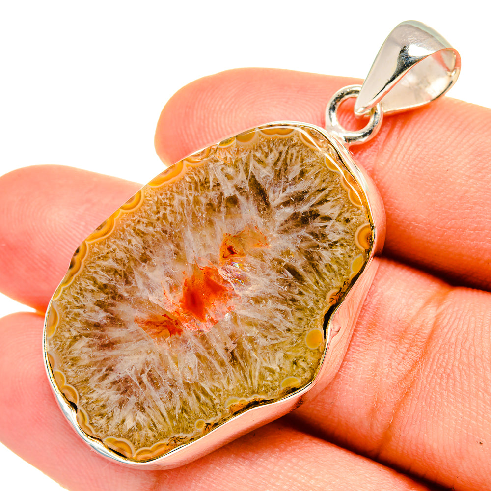 Geode Slice Pendants handcrafted by Ana Silver Co - PD8502