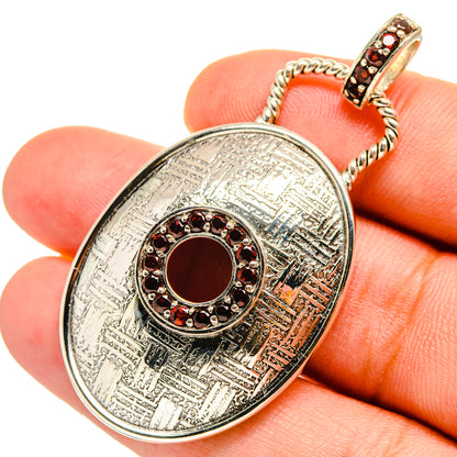 Garnet Pendants handcrafted by Ana Silver Co - PD8505