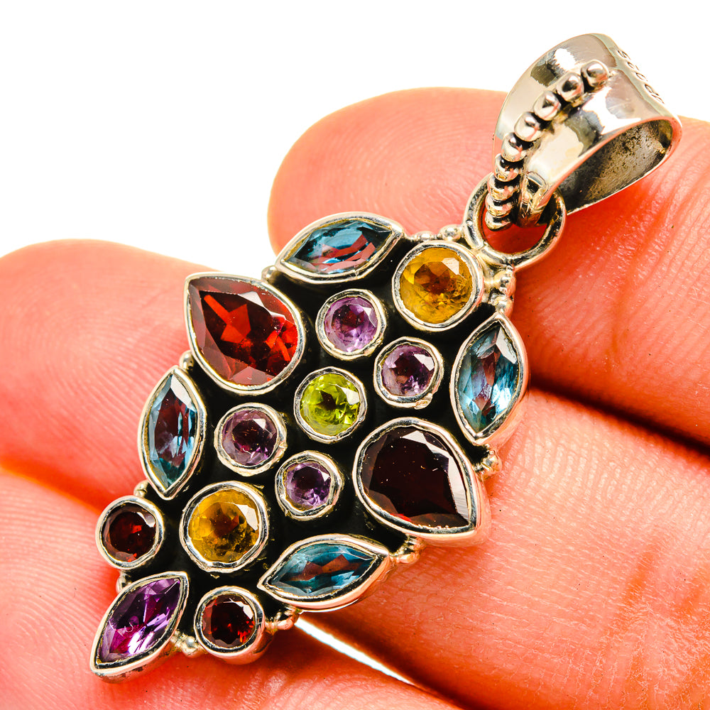 Garnet Pendants handcrafted by Ana Silver Co - PD8508