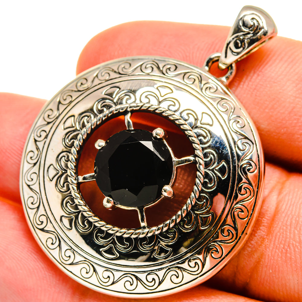 Black Onyx Pendants handcrafted by Ana Silver Co - PD8509