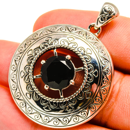 Black Onyx Pendants handcrafted by Ana Silver Co - PD8509