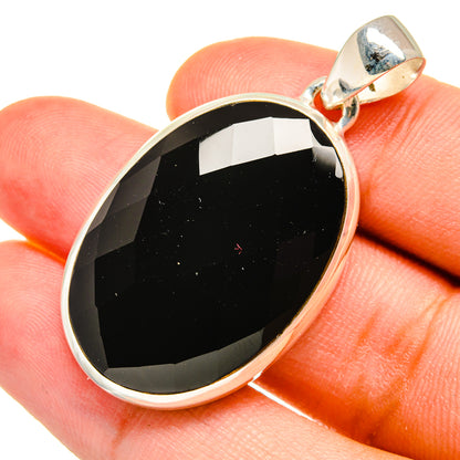 Black Onyx Pendants handcrafted by Ana Silver Co - PD8519