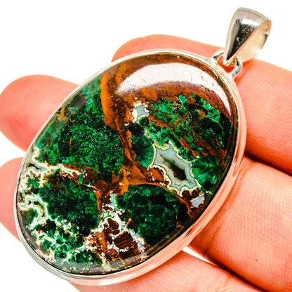 Chrysocolla Pendants handcrafted by Ana Silver Co - PD8523
