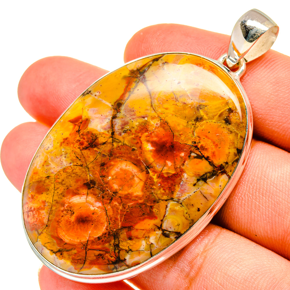Poppy Jasper Pendants handcrafted by Ana Silver Co - PD8527