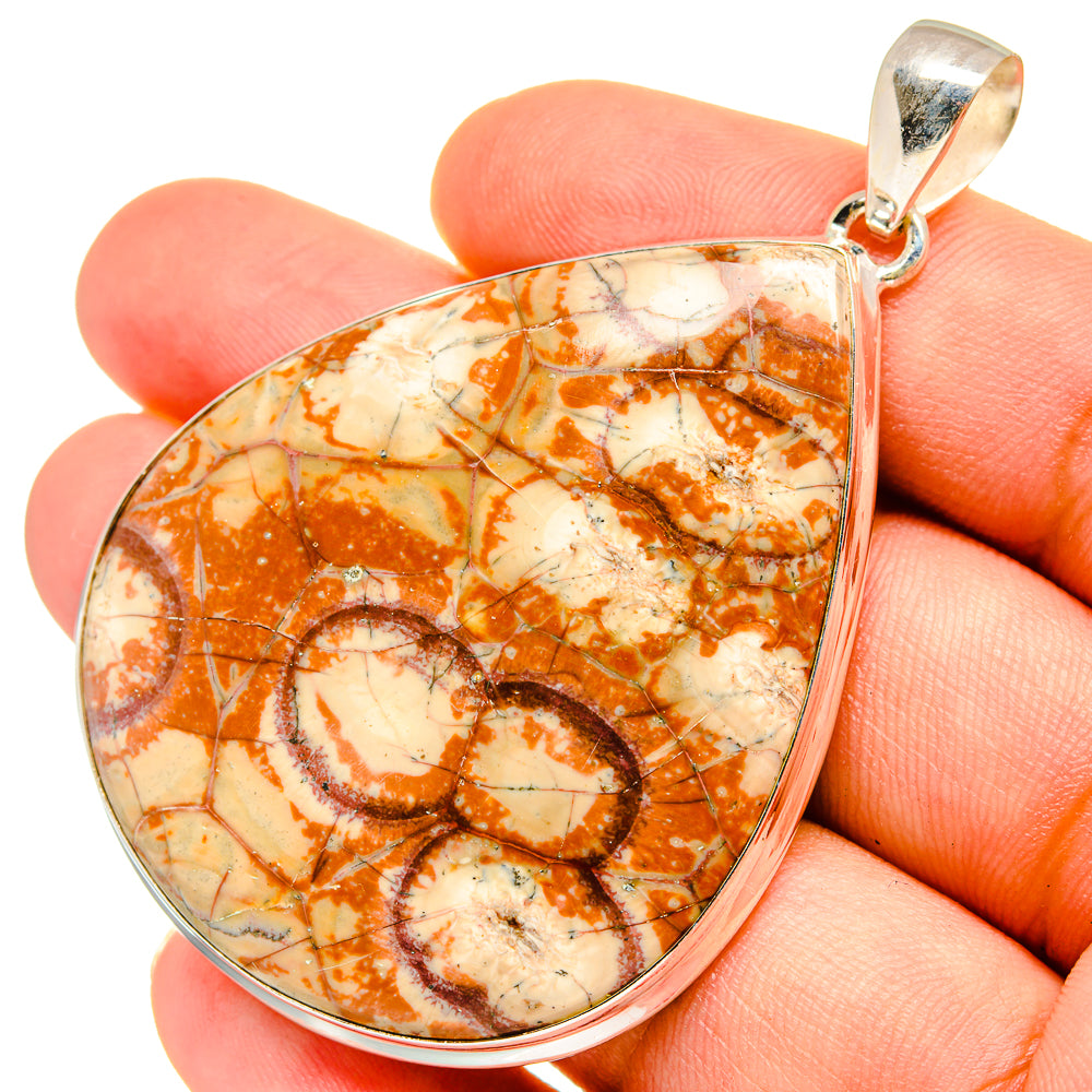 Poppy Jasper Pendants handcrafted by Ana Silver Co - PD8530