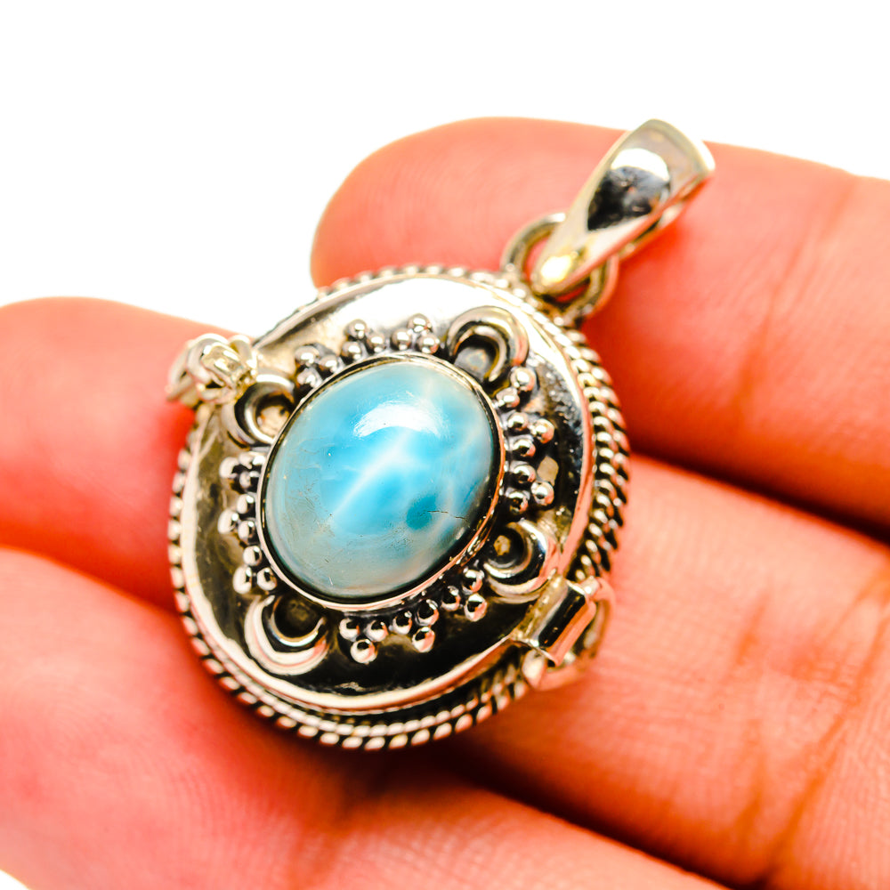 Larimar Pendants handcrafted by Ana Silver Co - PD8563