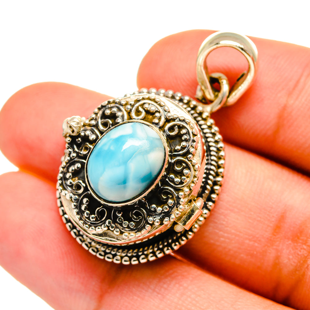 Larimar Pendants handcrafted by Ana Silver Co - PD8564