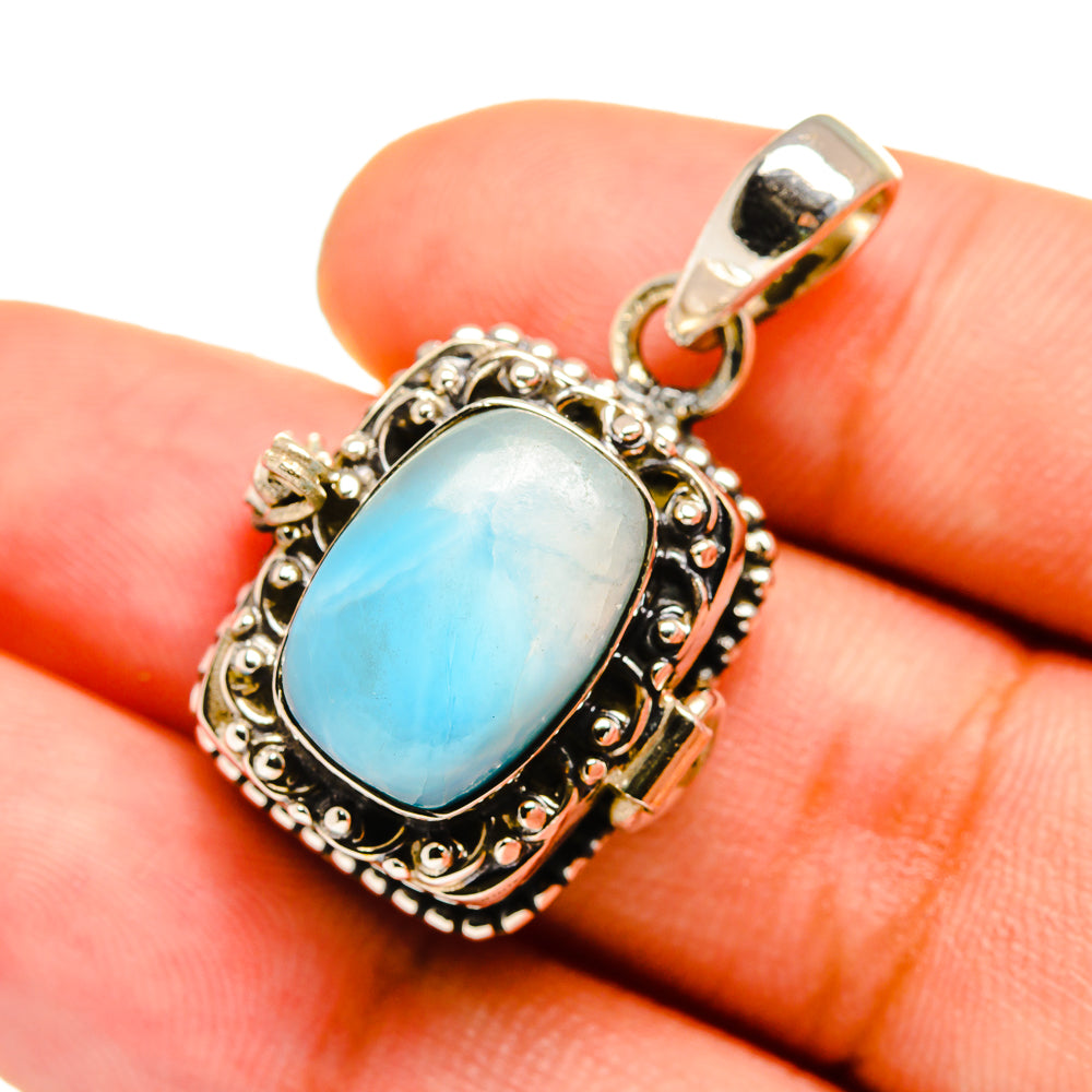Larimar Pendants handcrafted by Ana Silver Co - PD8565