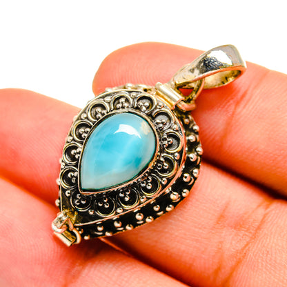 Larimar Pendants handcrafted by Ana Silver Co - PD8566