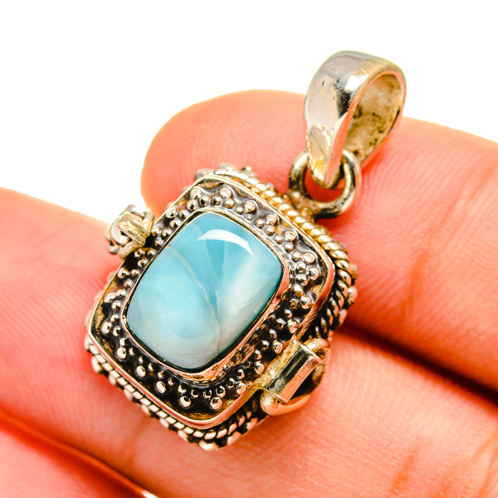 Larimar Pendants handcrafted by Ana Silver Co - PD8573