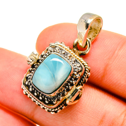 Larimar Pendants handcrafted by Ana Silver Co - PD8573