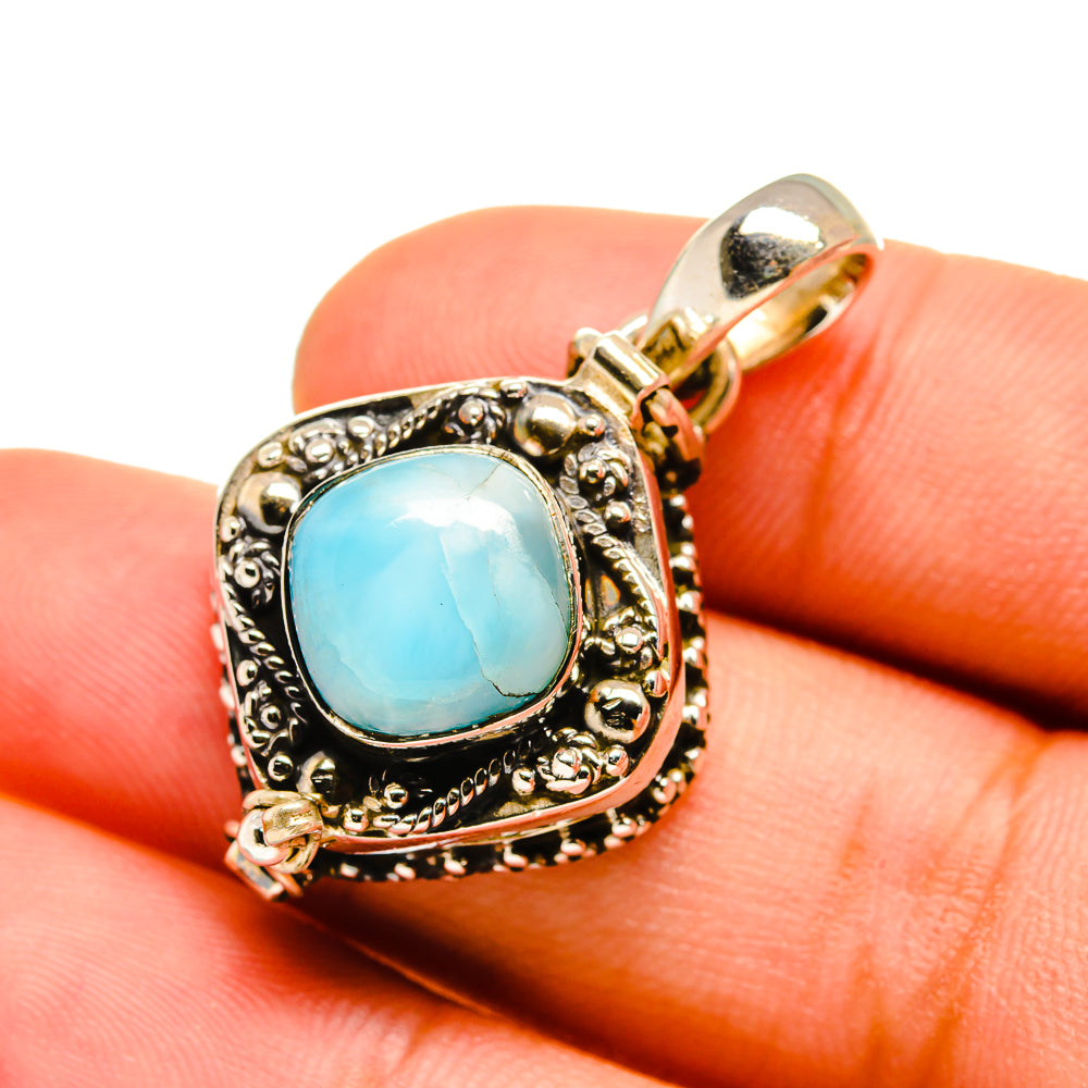 Larimar Pendants handcrafted by Ana Silver Co - PD8575