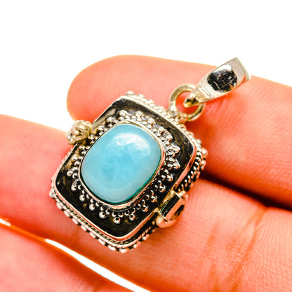Larimar Pendants handcrafted by Ana Silver Co - PD8576