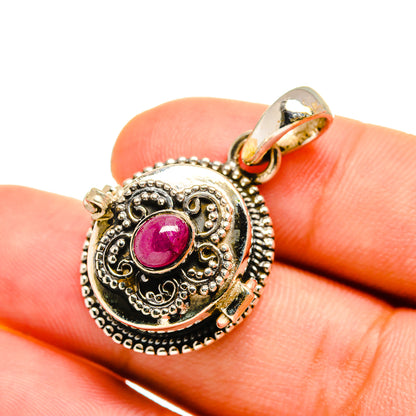Ruby Pendants handcrafted by Ana Silver Co - PD8585