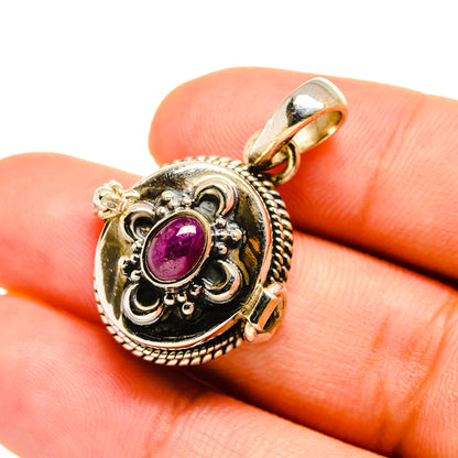 Ruby Pendants handcrafted by Ana Silver Co - PD8586