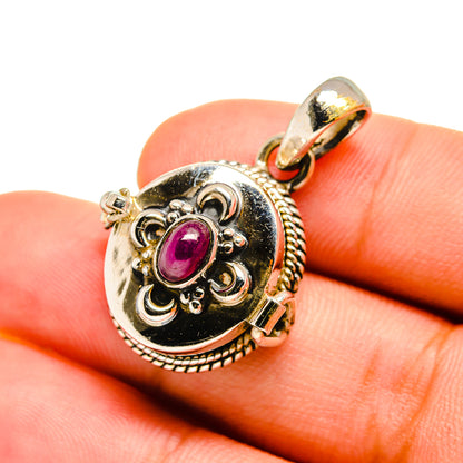 Ruby Pendants handcrafted by Ana Silver Co - PD8588