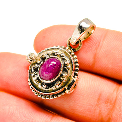 Ruby Pendants handcrafted by Ana Silver Co - PD8589