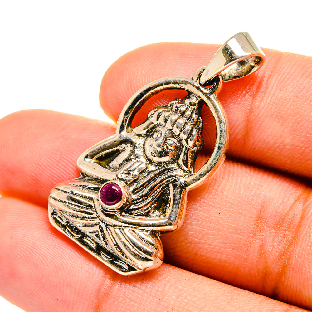 Ruby Pendants handcrafted by Ana Silver Co - PD8600