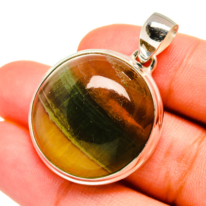 Green Fluorite Pendants handcrafted by Ana Silver Co - PD8602