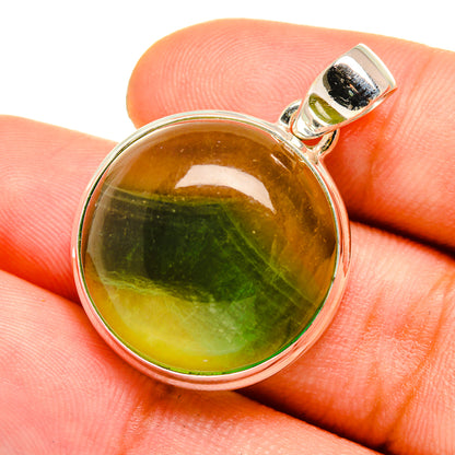 Green Fluorite Pendants handcrafted by Ana Silver Co - PD8603