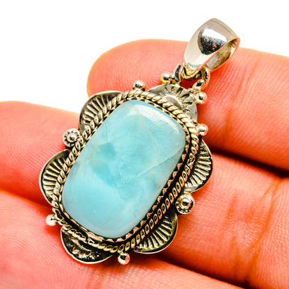 Larimar Pendants handcrafted by Ana Silver Co - PD8607