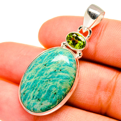 Amazonite Pendants handcrafted by Ana Silver Co - PD8609